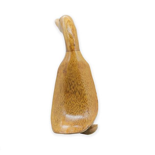 the back of the bamboo duck ornament 