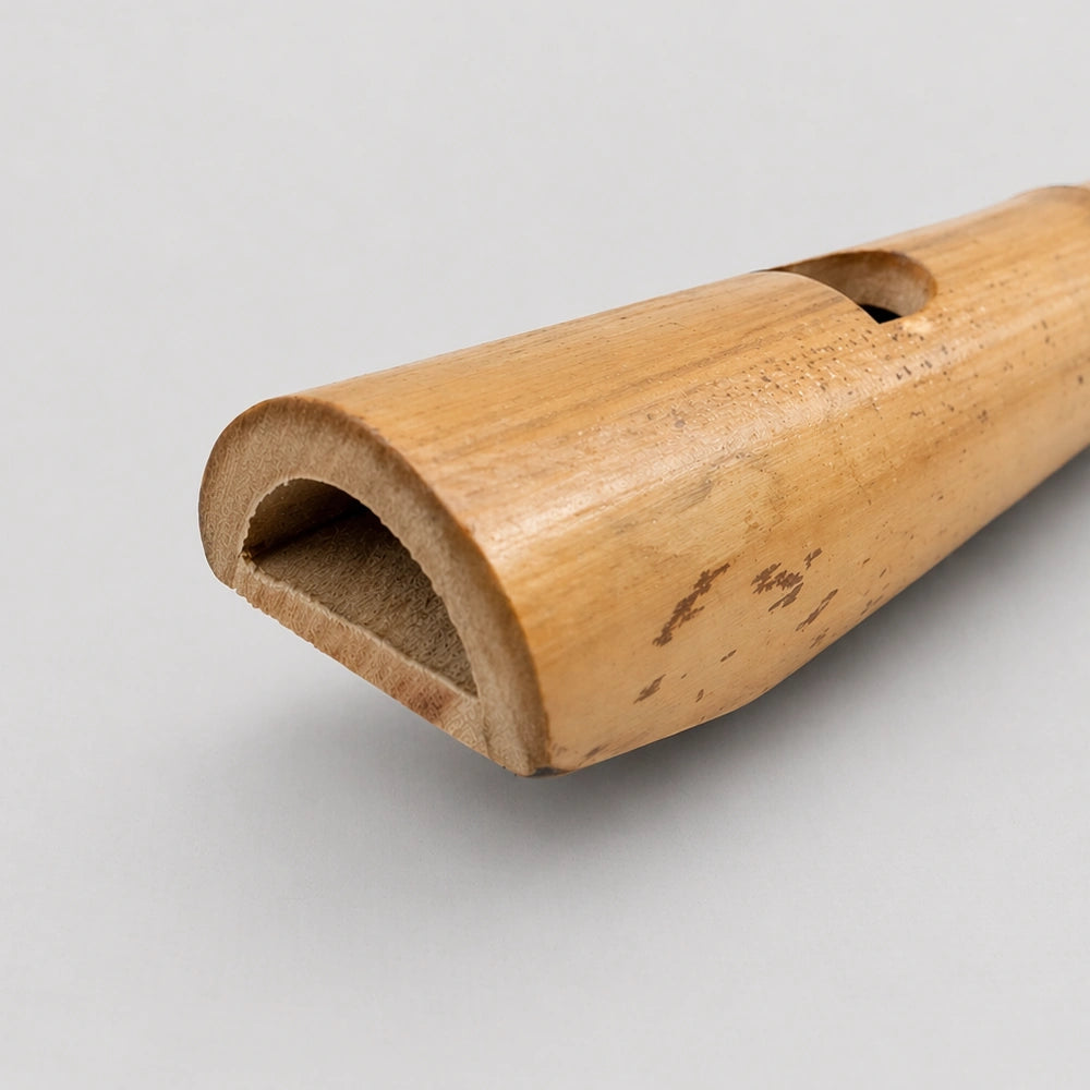 close up of Vietnamese flute mouth hole