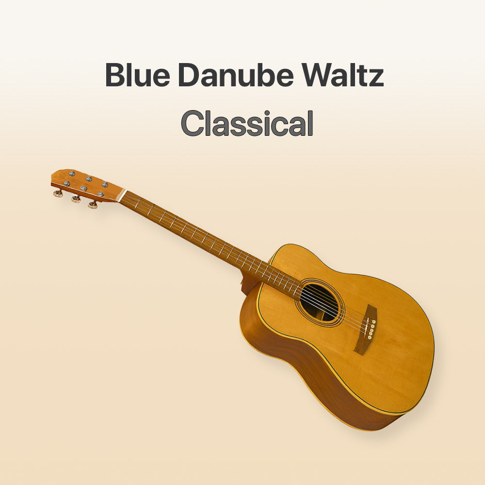 Johann Strauss Blue Danube Waltz - Guitar Tab