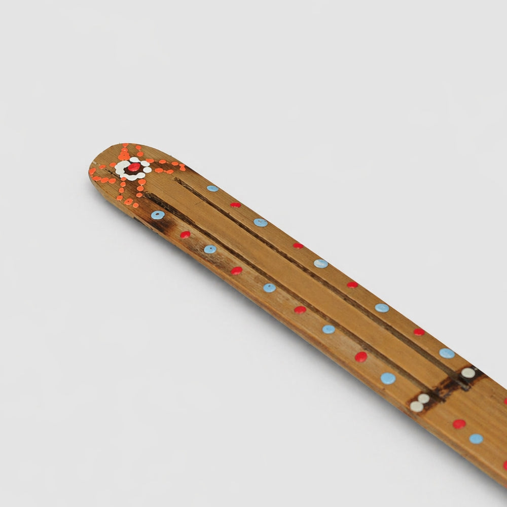 bamboo karinding jaw harp dot painted 