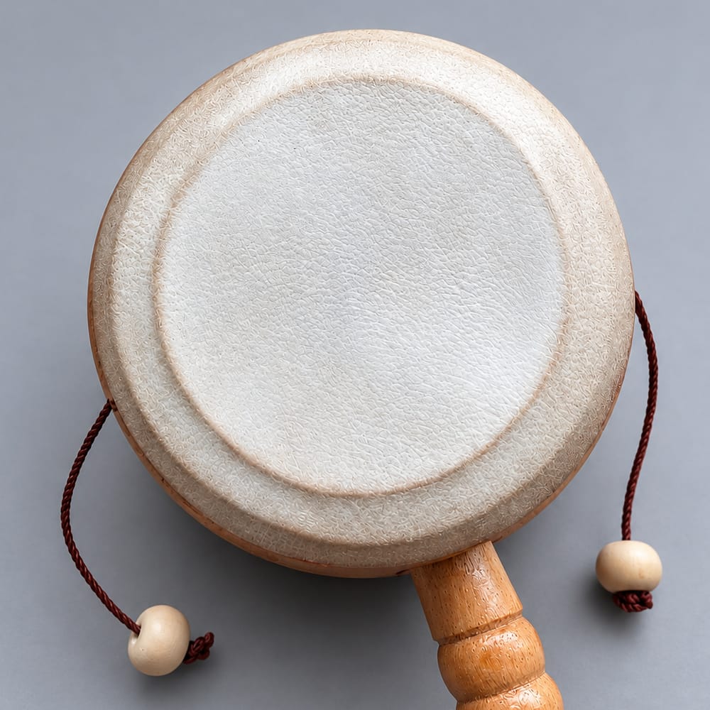 monkey drum close up