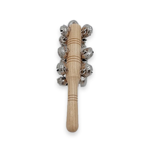 wooden bell rattle 