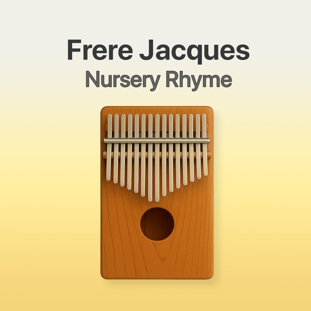 frere Jacques kalimba tab