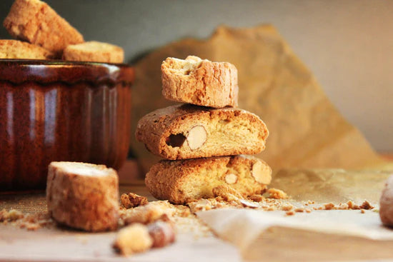 Traditional Italian biscotti biscuits