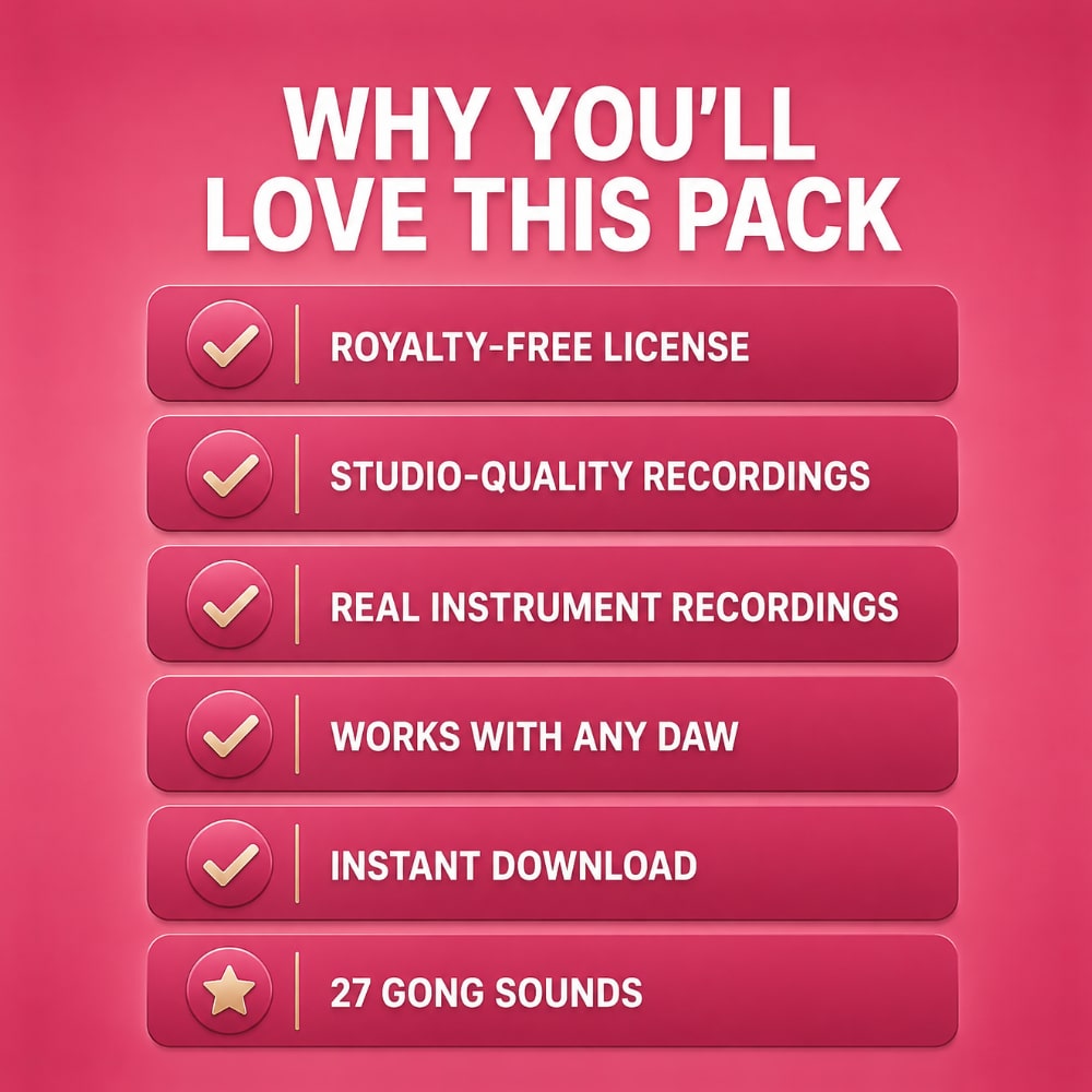 Gong Sample Pack