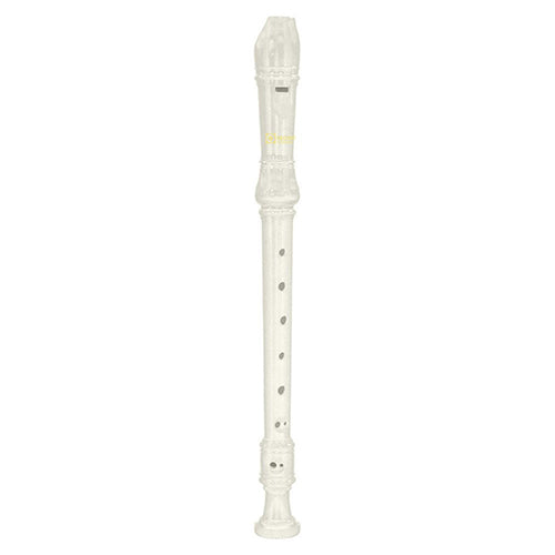 Ivory white recorder flute made by recorder workshop