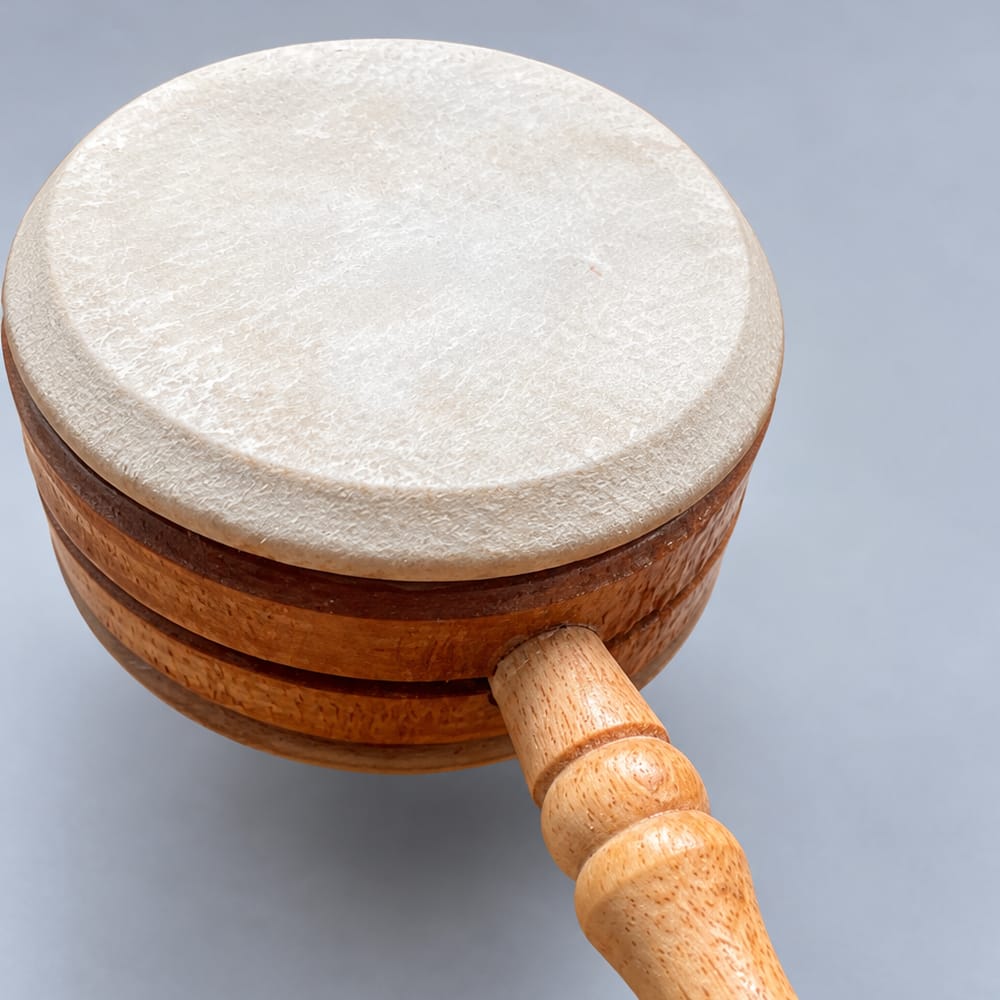 close up of face monkey drum