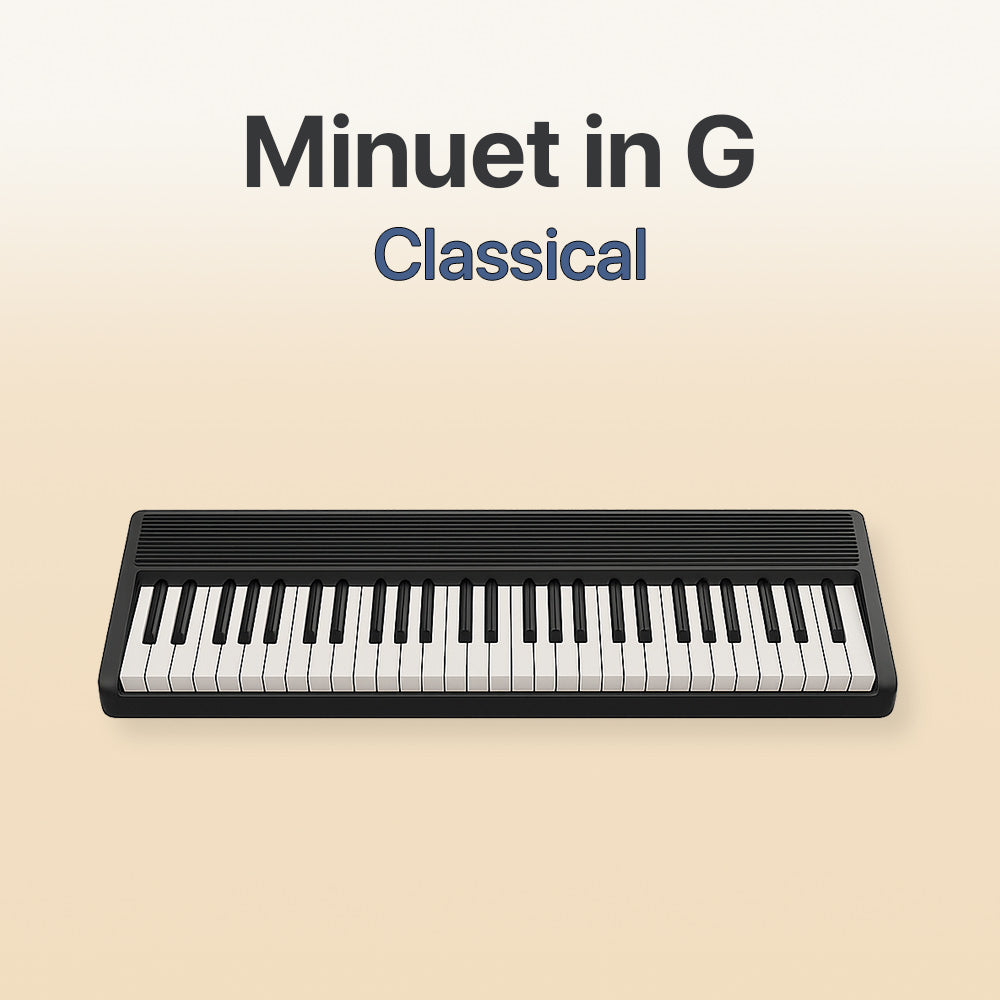 Bach Minuet in G Sheet Music