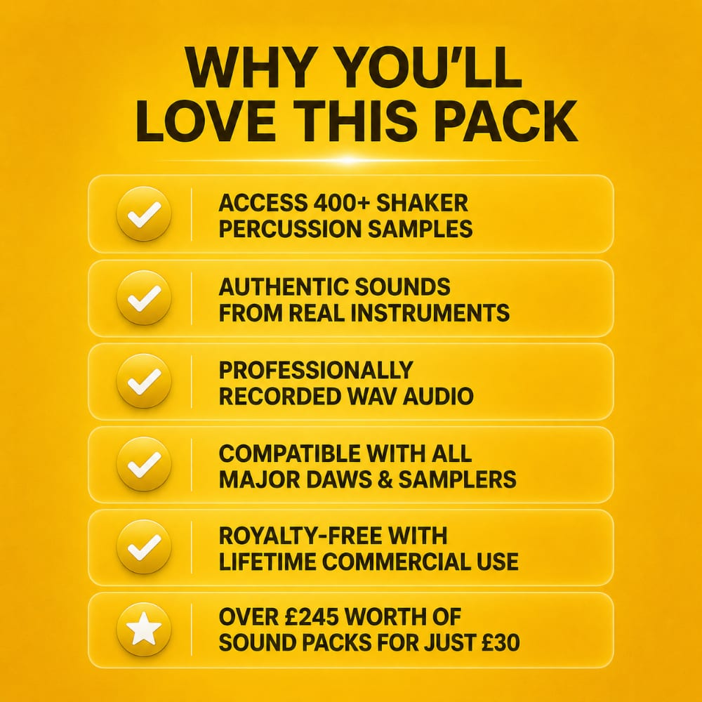 Shaker Sample Pack Shaker Sample Pack