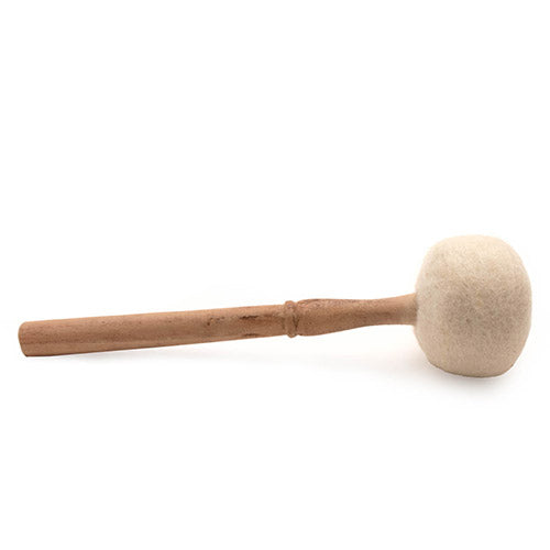 Single Wool Mallet with white background