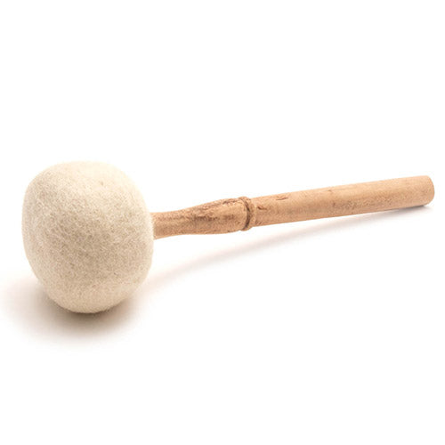 Single Wool Mallet with white background
