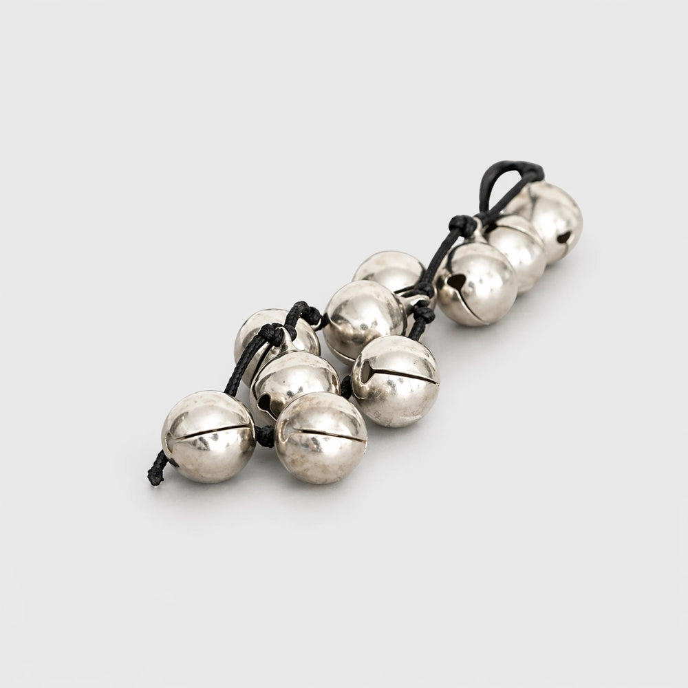 String of stainless steel bells