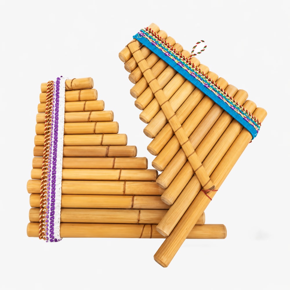 Antares Peruvian Pan Pipes - Carved Culture