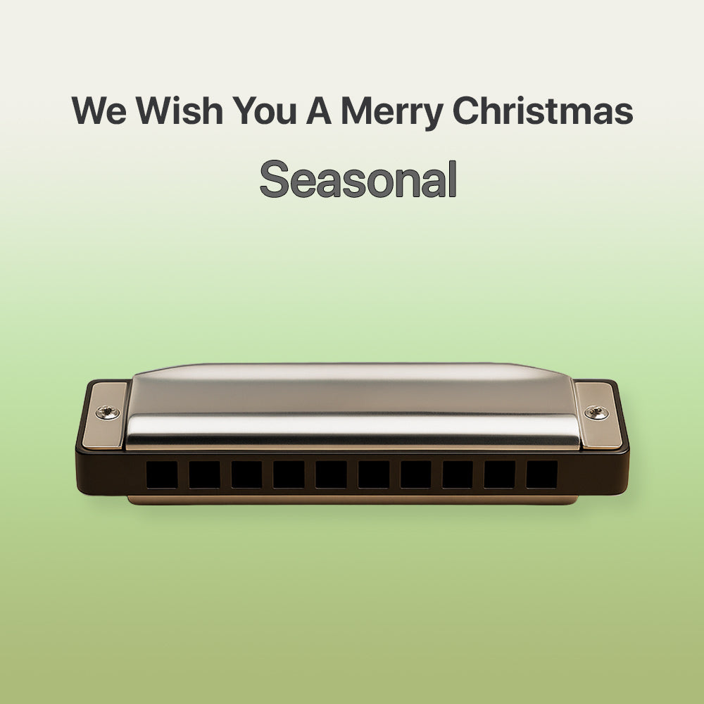 We wish you a merry christmas  - Harmonica tab
