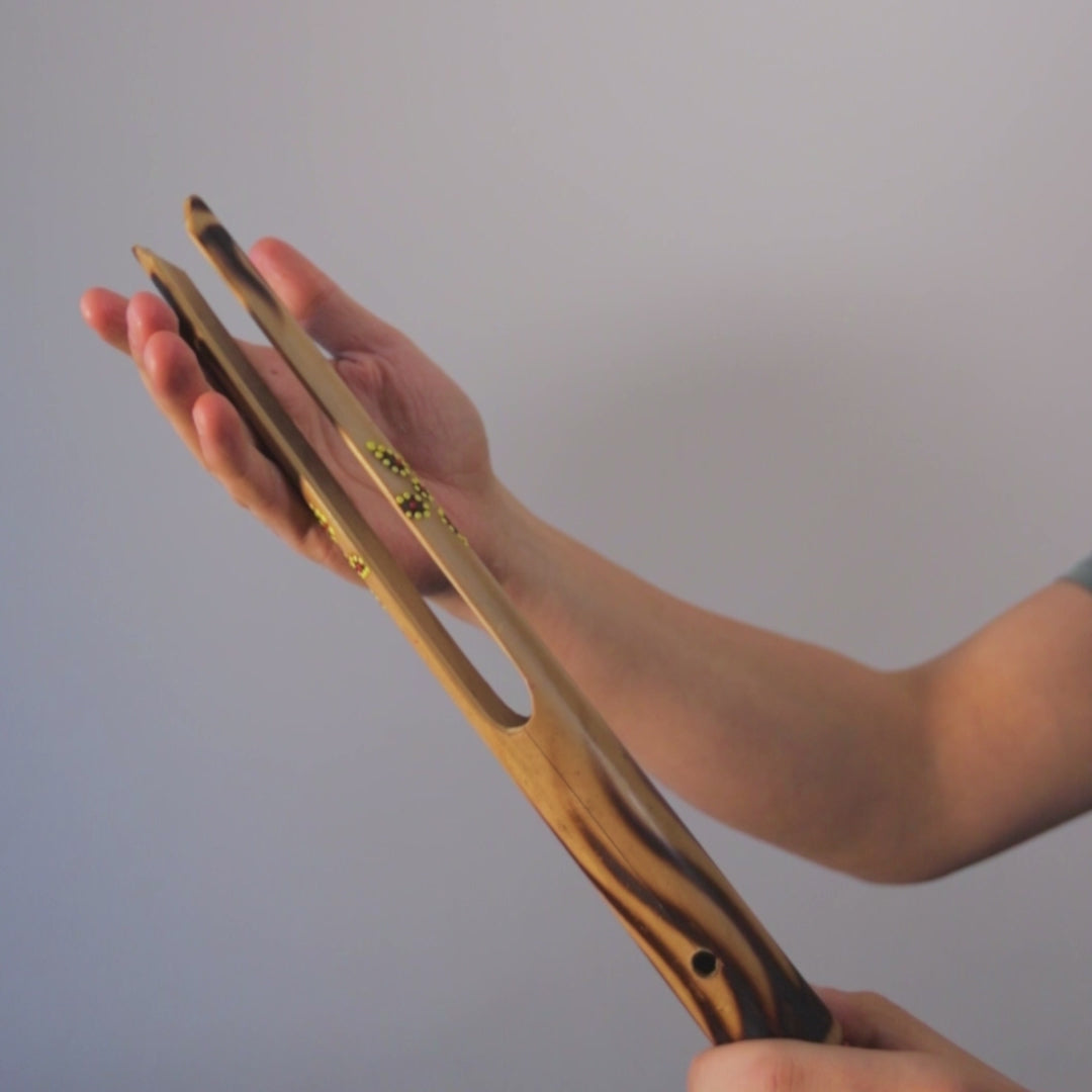large bamboo boing stick sound demonstration 