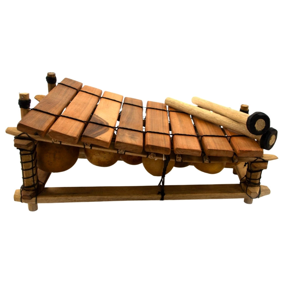 Traditional African balafon xylophone  with 8 notes