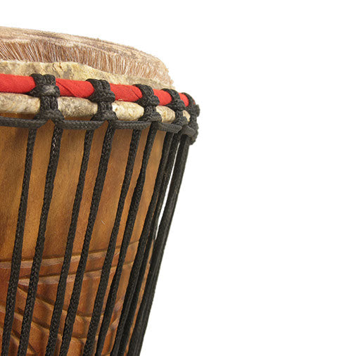 Ghanian Djembe Drum - Carved Culture