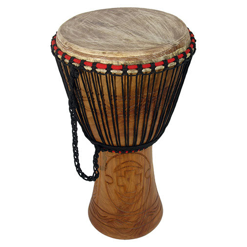 Ghanian Djembe Drum - Carved Culture