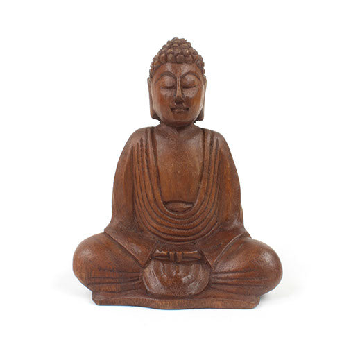 40cm carved sitting buddha from Indonesia 