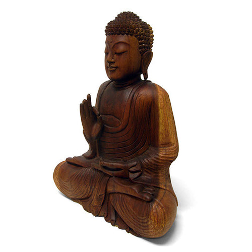 40cm wooden buddha ornament