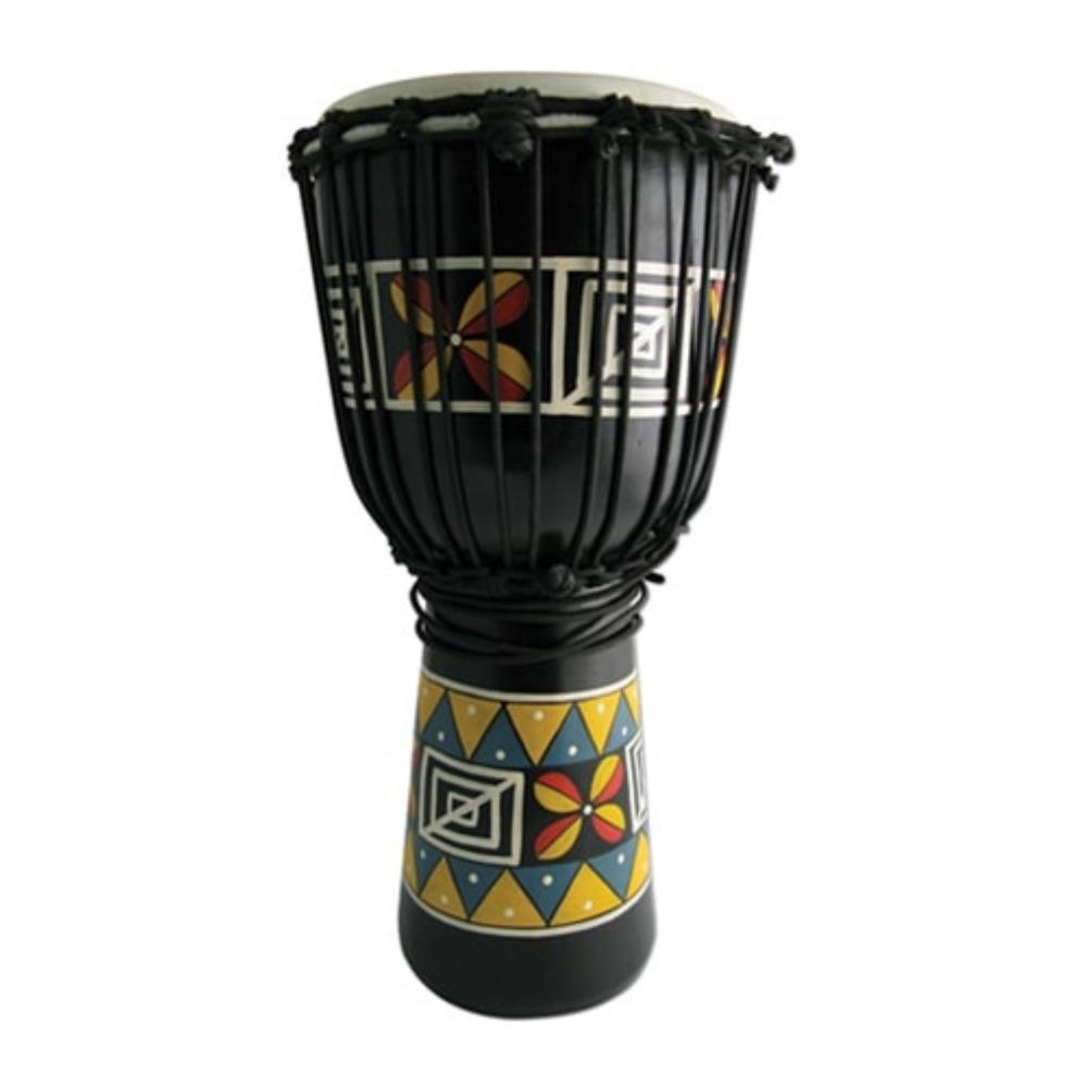 tall indonesian solid wood 50cm djembe drum african design