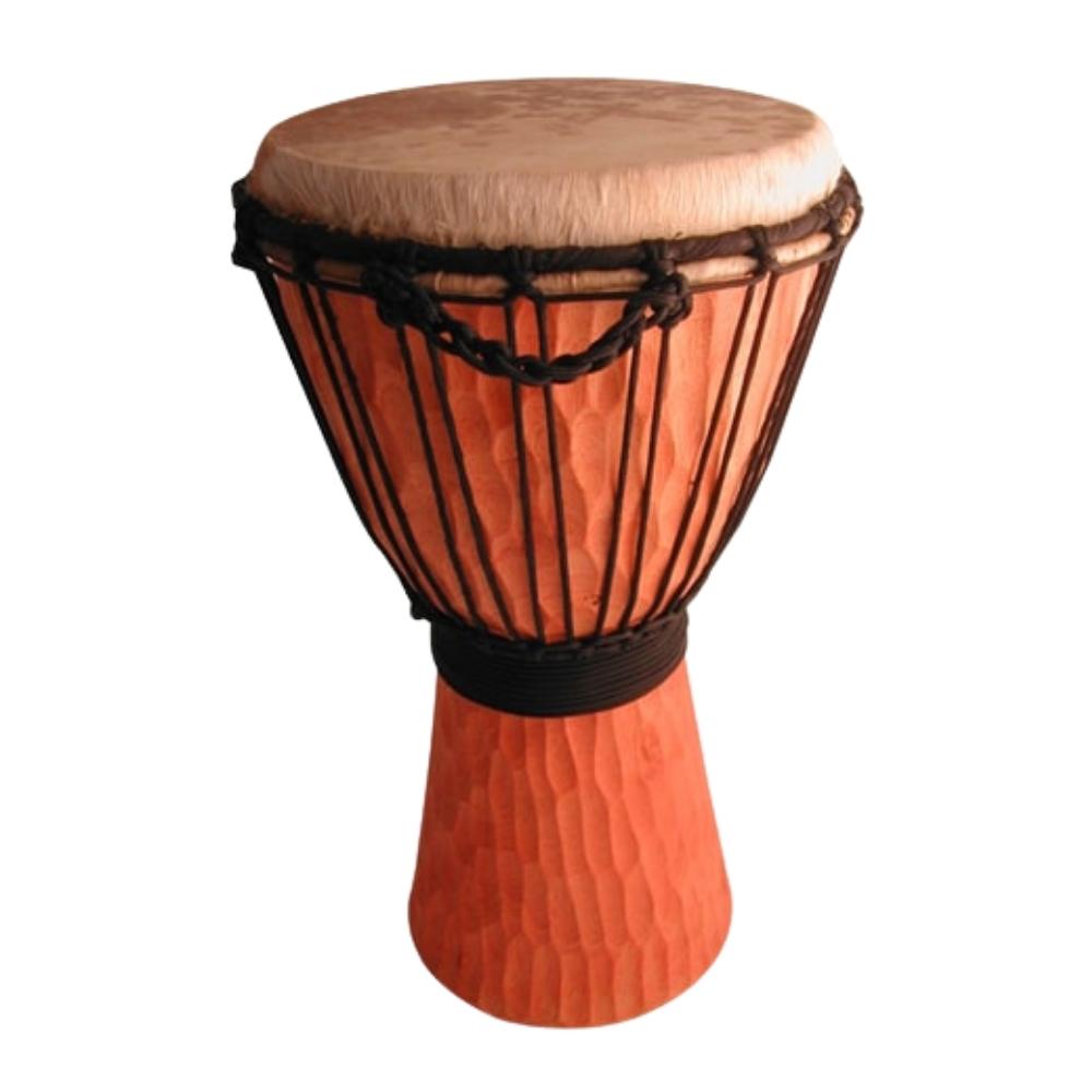hand carved wooden 60cm djembe drum