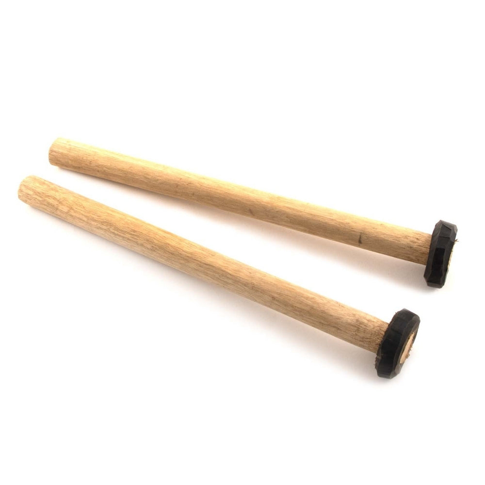 Two wooden beaters for balafon xylo