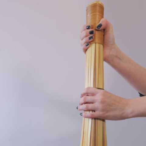 percussion broom tassels shaker sound demo 
