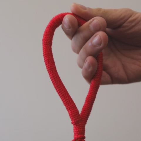 rubber seed cluster with red handle sound demonstration