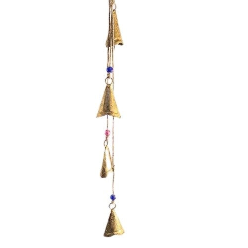 triangular wind chime brass bells