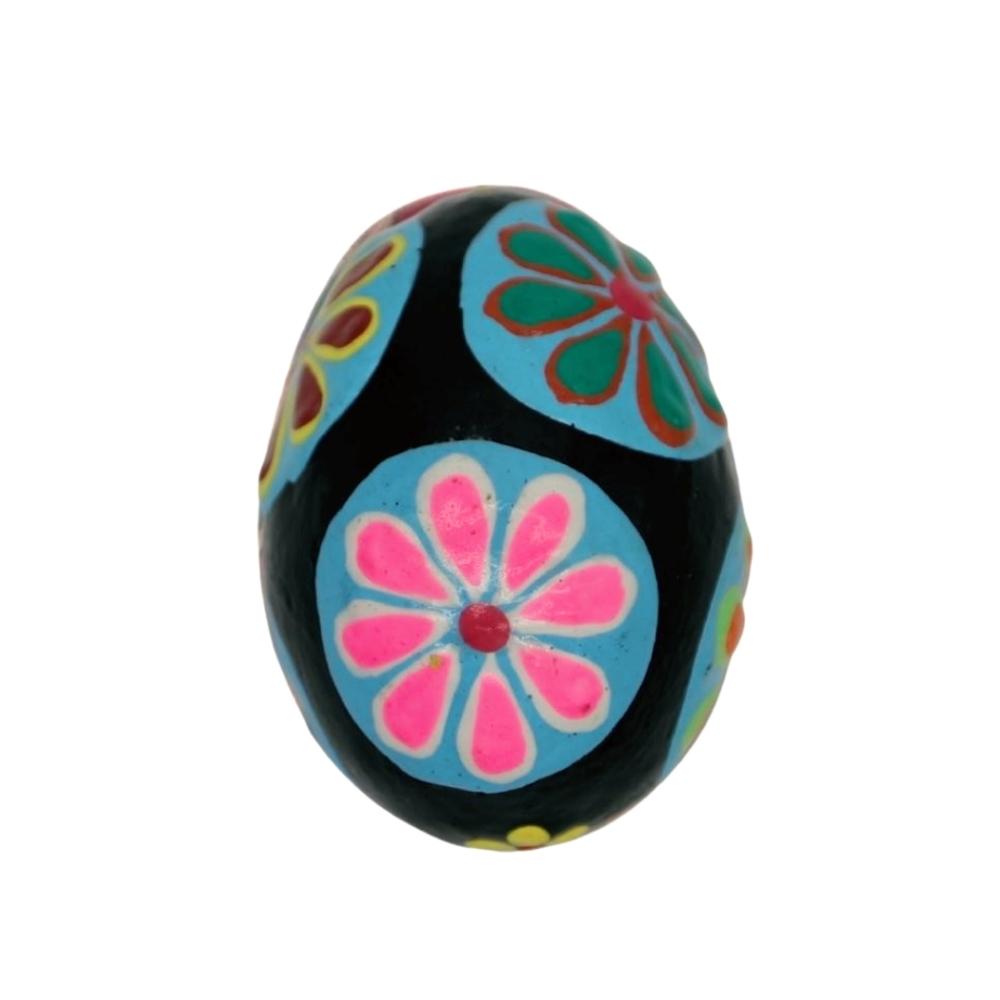 Painted floral egg shaker 