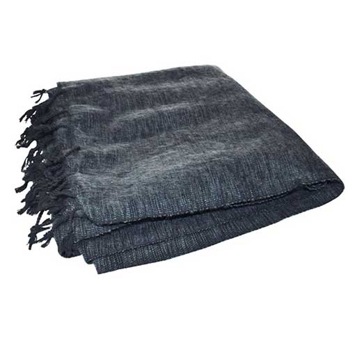 Grey Muna Wool Blanket