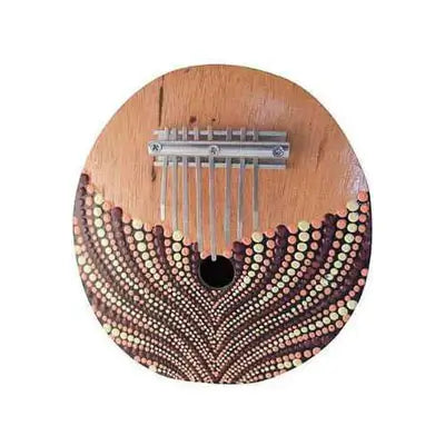 dot painted gourd kalimba