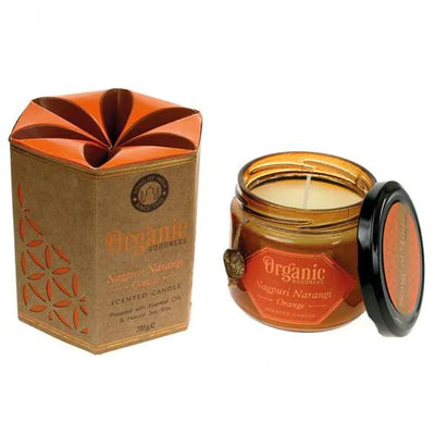 Narangi orange aromatherapy candle 