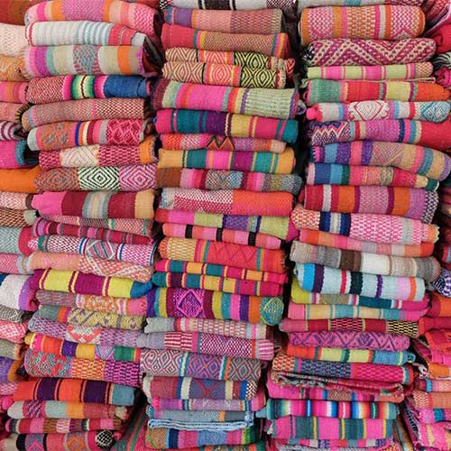 variety of colours peruvian rugs