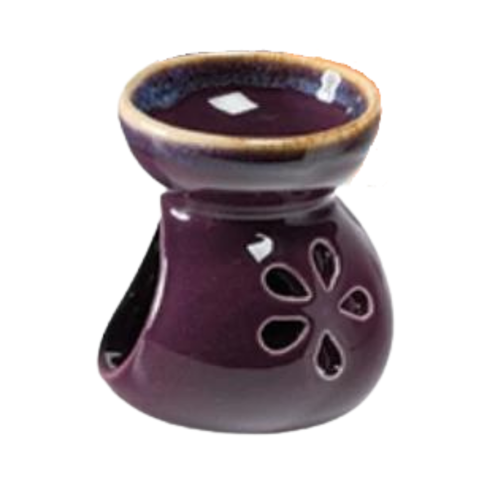 purple ceramic oil burner