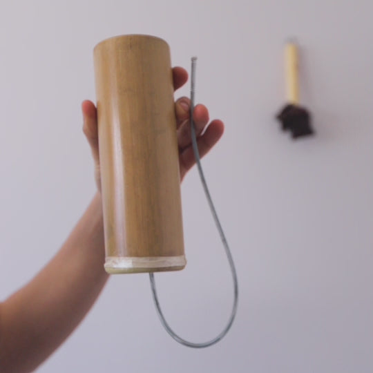 Bamboo thunder drum sound demonstration