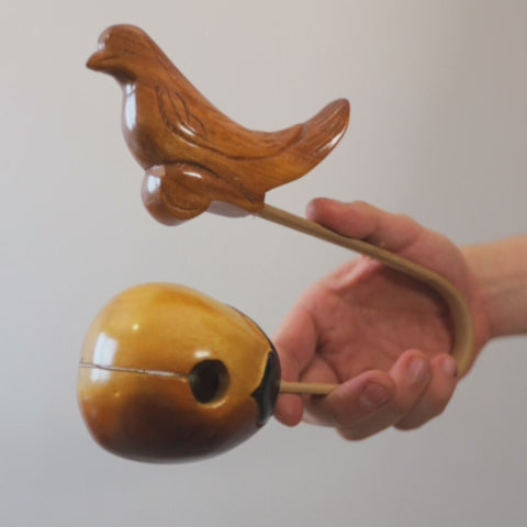 jackfruit wood bird clacker sound demo