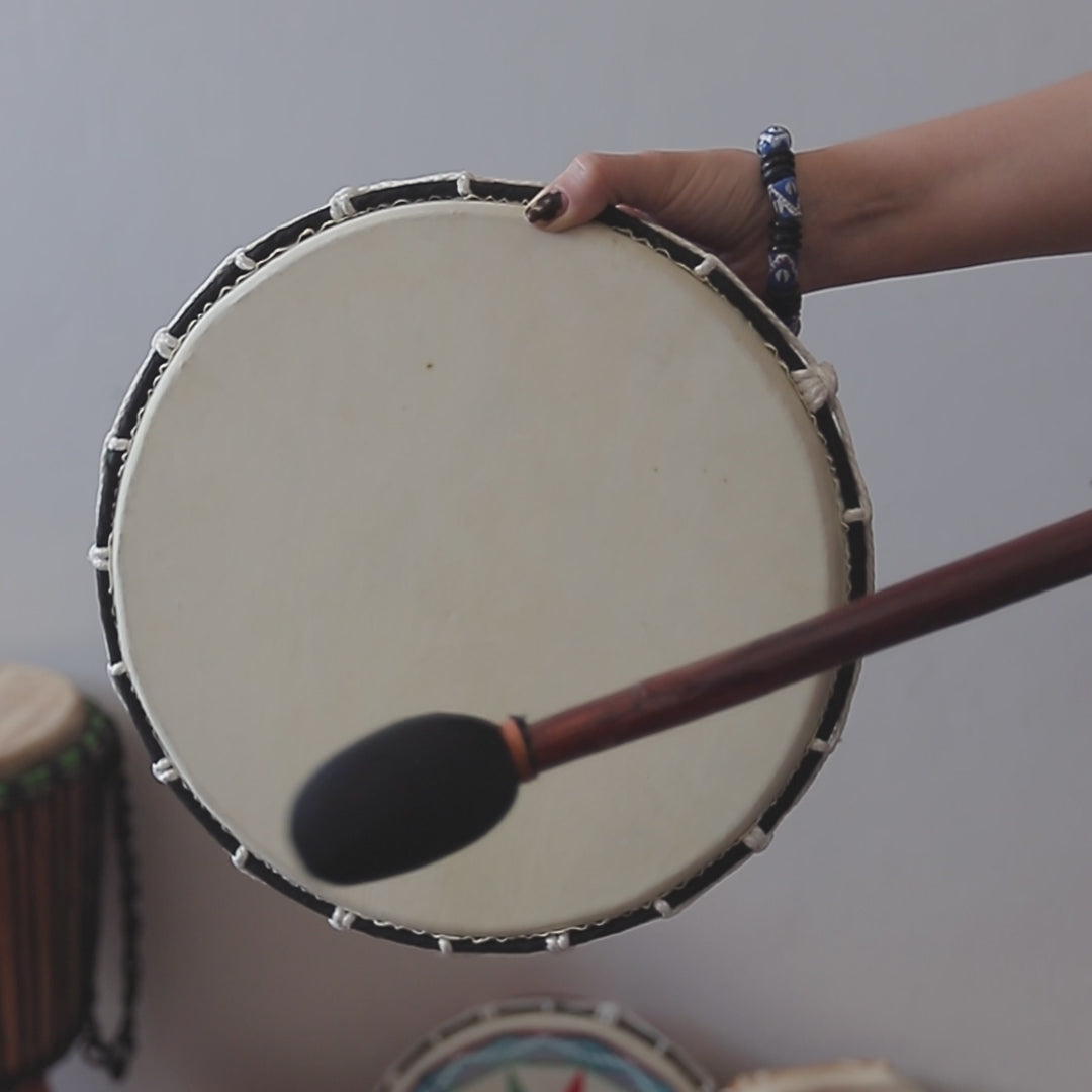 medium plain shamanic drum sound demonstration