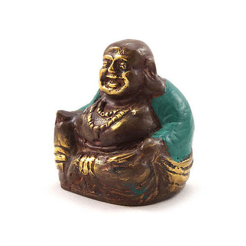 Bronze Laughing Buddha - Carved Culture