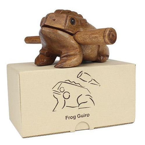Croaking Frog Güiro - Carved Culture