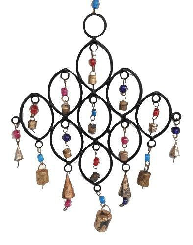 Cast Iron Wind Chime - Carved Culture