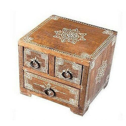 Mango Jewellery Chest - Carved Culture