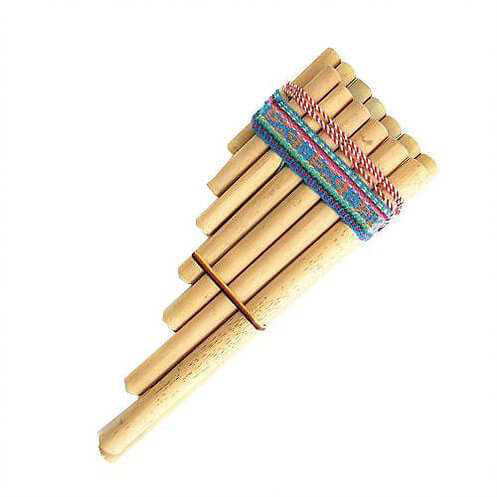 Double Zampona Pan Pipes - Carved Culture