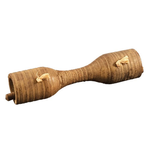 Wooden double ended clacker instrument 