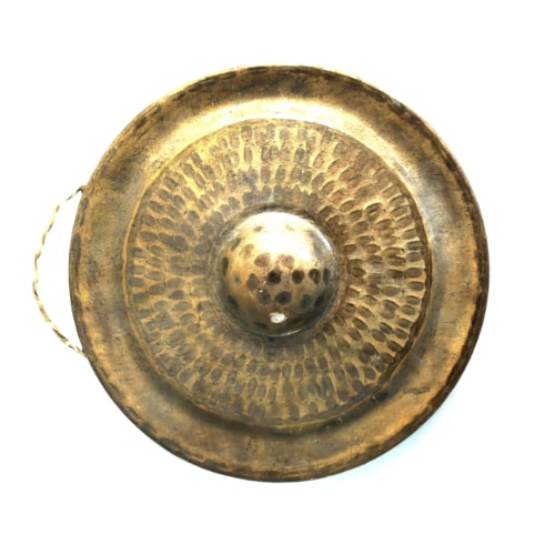 Large brass metal sound therapy gong 