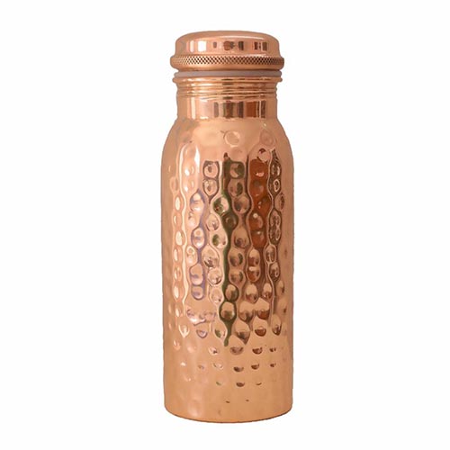 Copper Water Bottle handmade from India