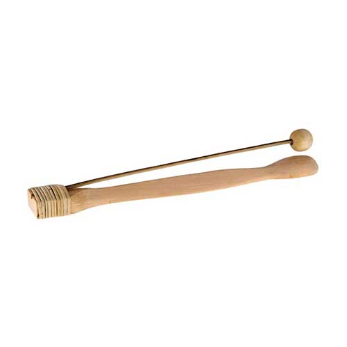 Wooden thia jaw clacker instrument