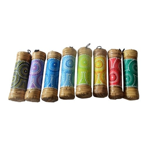 Painted Bamboo Rainstick