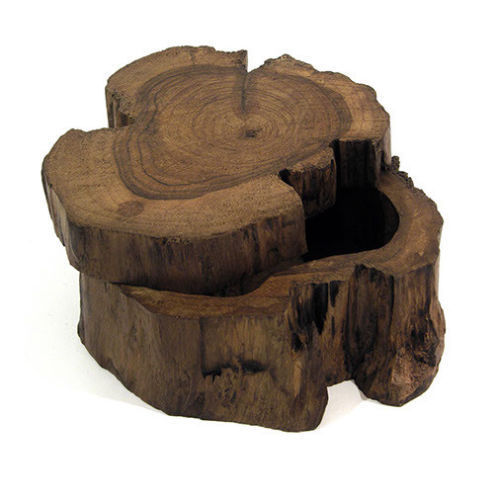 Sliding Log Box - Carved Culture